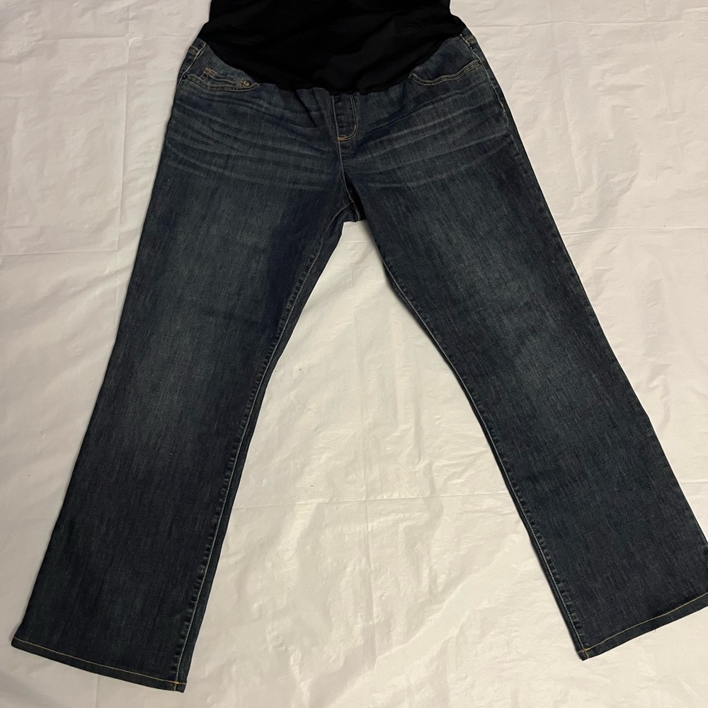Liz Lange maternity jeans/ size 16 - Picture 2 of 8